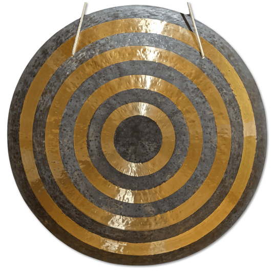 Sun Gong by Raven Sounds, Handmade Bronze Wind Gong, Free Mallet - Raven Sounds