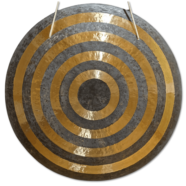 Sun Gong by Raven Sounds, Handmade Bronze Wind Gong, Free Mallet - Raven Sounds