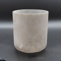 Crystal Tones 6" Charcoal Quartz Crystal Singing Bowl (F4+15)