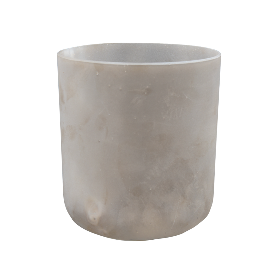 Crystal Tones 6" Charcoal Quartz Crystal Singing Bowl (F4+15)