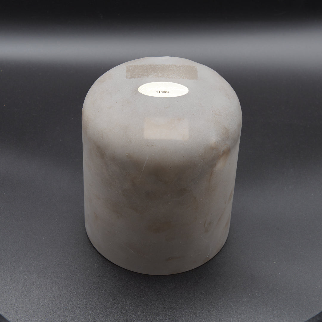 Crystal Tones 6" Charcoal Quartz Crystal Singing Bowl (F4+15)