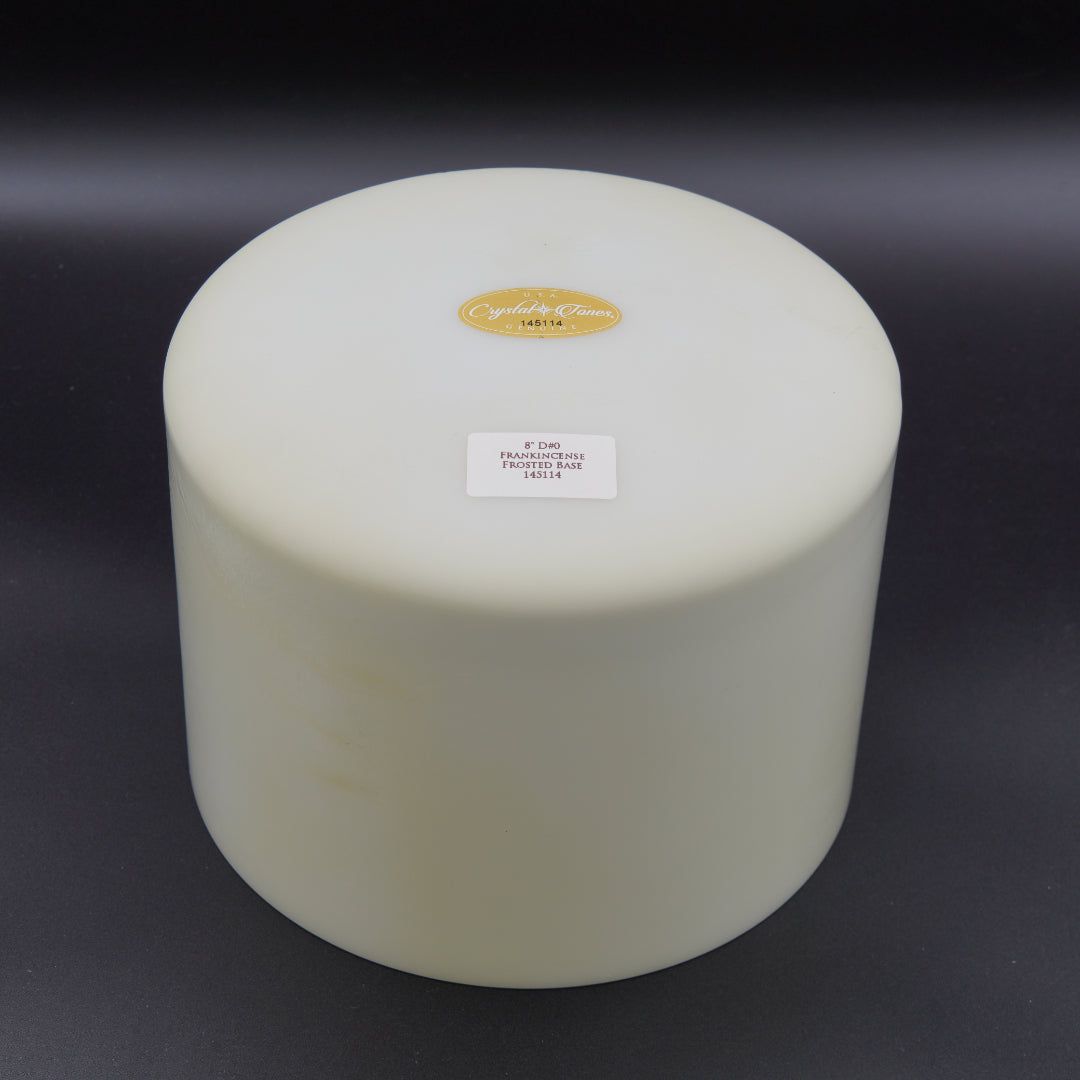 Crystal Tones 8" Frankincense Quartz Crystal Singing Bowl (D#4+0)