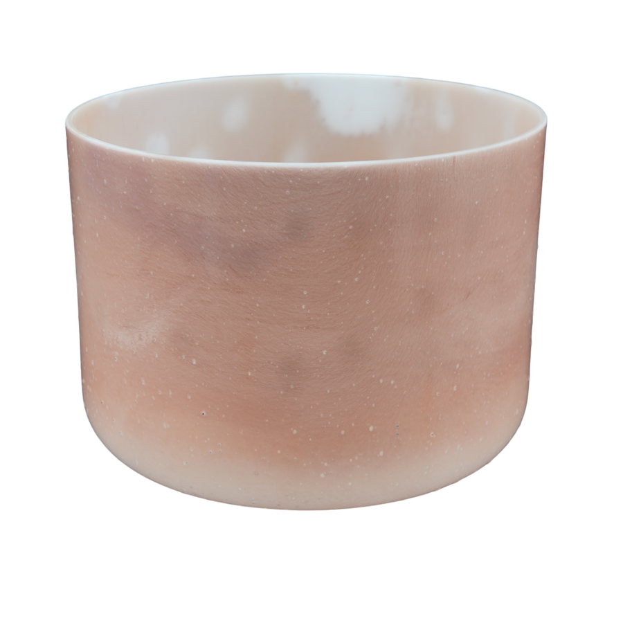 Crystal Tones 9" Sedona Red Rock Quartz Crystal Singing Bowl (G#3-15)