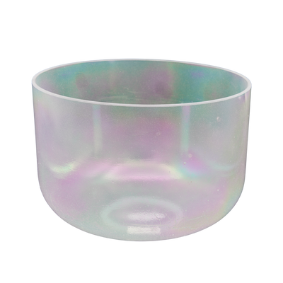 Crystal Tones 10" Platinum Quartz Crystal Singing Bowl (A#3+15)