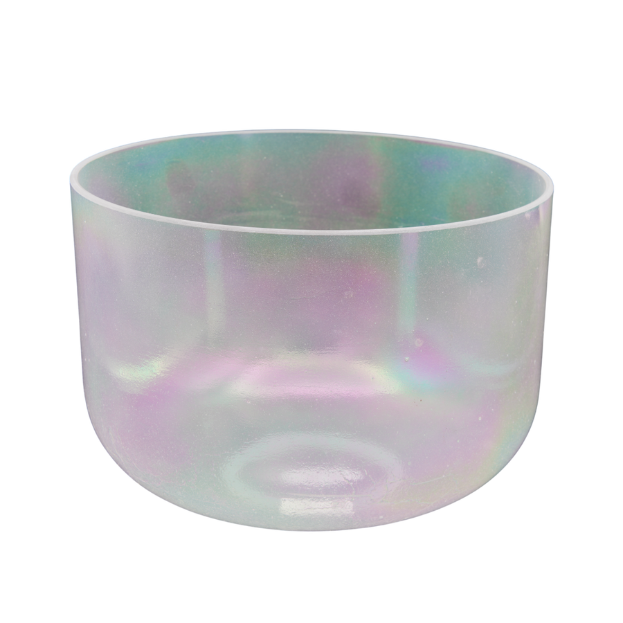 Crystal Tones 10" Platinum Quartz Crystal Singing Bowl (A#3+15)