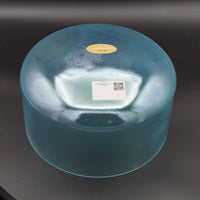 Crystal Tones 9" Aqua Aura Gold Quartz Crystal Singing Bowl (D#4+15)