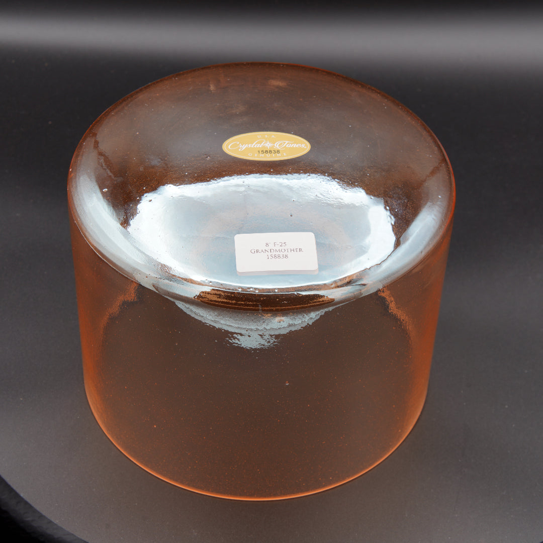 Crystal Tones 8" Grandmother Quartz Crystal Singing Bowl (F4-25)