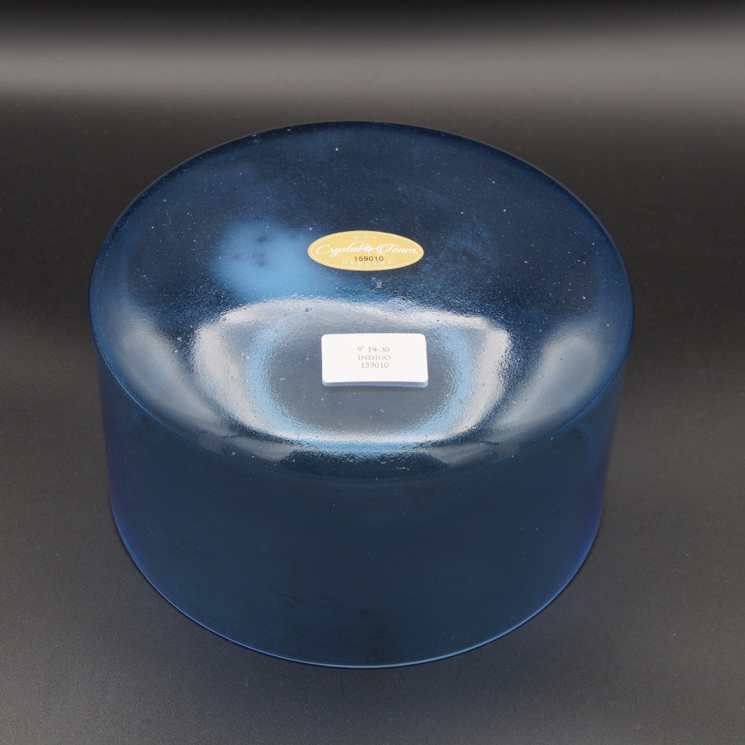 Crystal Tones 9" Indigo Quartz Crystal Singing Bowl (F#4-30)