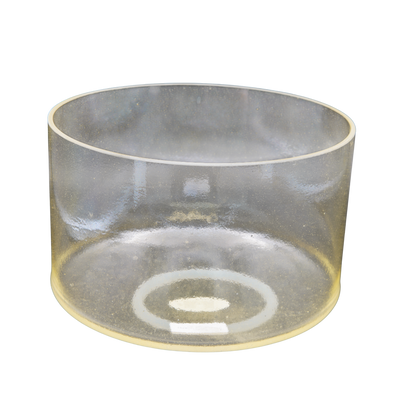 Crystal Tones 8" Lemon Aura Gold Quartz Crystal Singing Bowl (D#4+20)