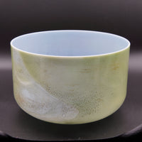 Crystal Tones 10" Mt Shasta Serpentine Quartz Crystal Singing Bowl (G#3+30)