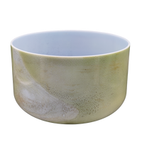 Crystal Tones 10" Mt Shasta Serpentine Quartz Crystal Singing Bowl (G#3+30)