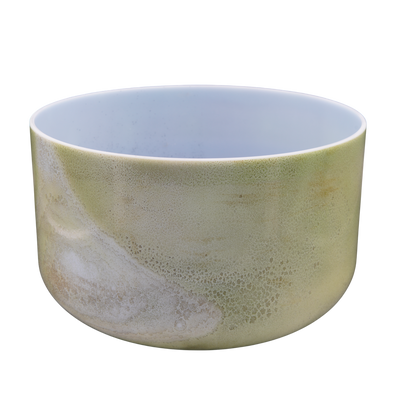Crystal Tones 10" Mt Shasta Serpentine Quartz Crystal Singing Bowl (G#3+30)