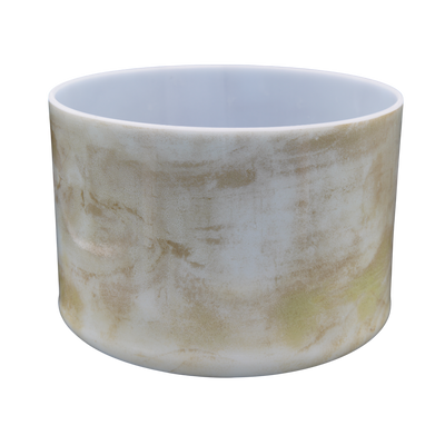 Crystal Tones 9" Mt Shasta Serpentine Quartz Crystal Singing Bowl (C#4+40)