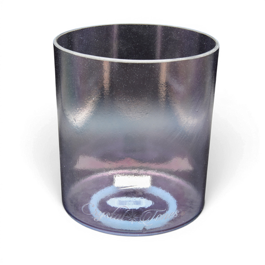 Crystal Tones 6" Violet Aura Gold Singing Bowl (A#4-20)