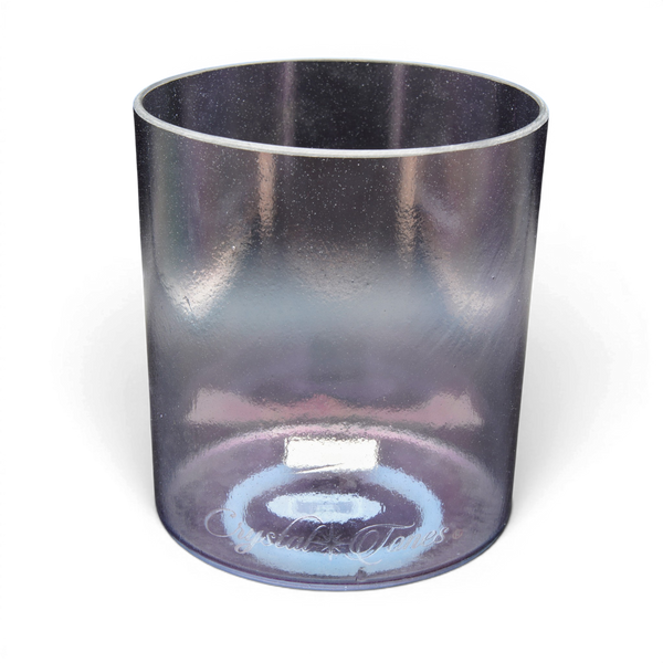 Crystal Tones 6" Violet Aura Gold Singing Bowl (A#4-20)