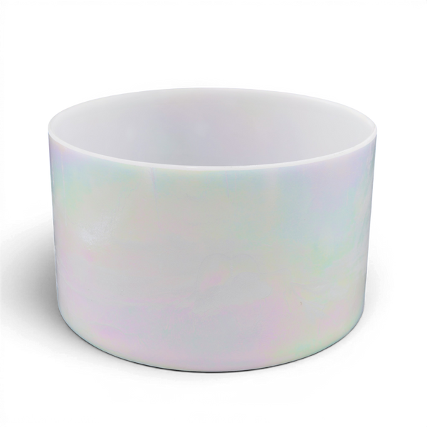 Crystal Tones 9" Mother of Platinum Singing Bowl (D4-40)