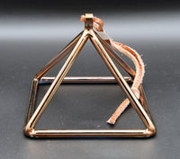 Crystal Tones 7" Tibetan Quartz Copper Crystal Pyramid (C6-15)
