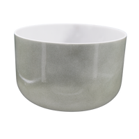Crystal Tones 10" Sage Forest Gold Quartz Crystal Singing Bowl (A3+15)