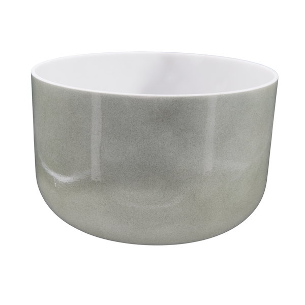 Crystal Tones 10" Sage Forest Gold Quartz Crystal Singing Bowl (A3+15)