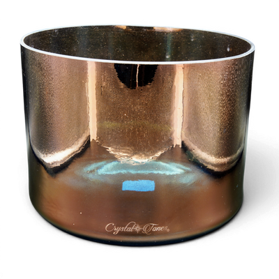 Crystal Tones 9" Tibetan Quartz Copper Singing Bowl (A3-15)