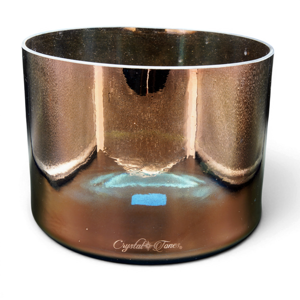 Crystal Tones 9" Tibetan Quartz Copper Singing Bowl (A3-15)
