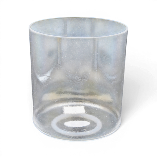 Crystal Tones 6" White Light Aura Gold Singing Bowl (F4+30)