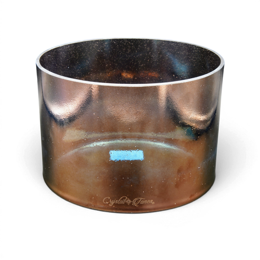 Crystal Tones 7" Tibetan Quartz Copper Singing Bowl (F4+40)