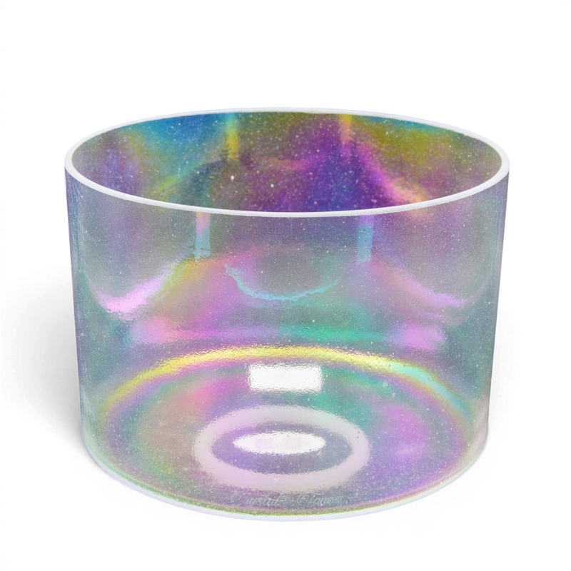 Crystal Tones 8" Platinum Singing Bowl (E4-30)