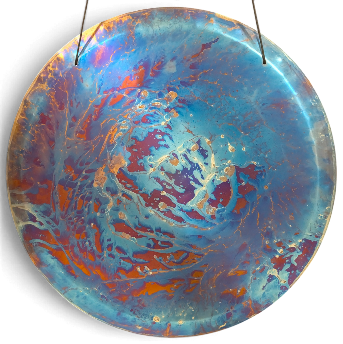 24" Titanium Blue Cosmo Gong — F#2-45