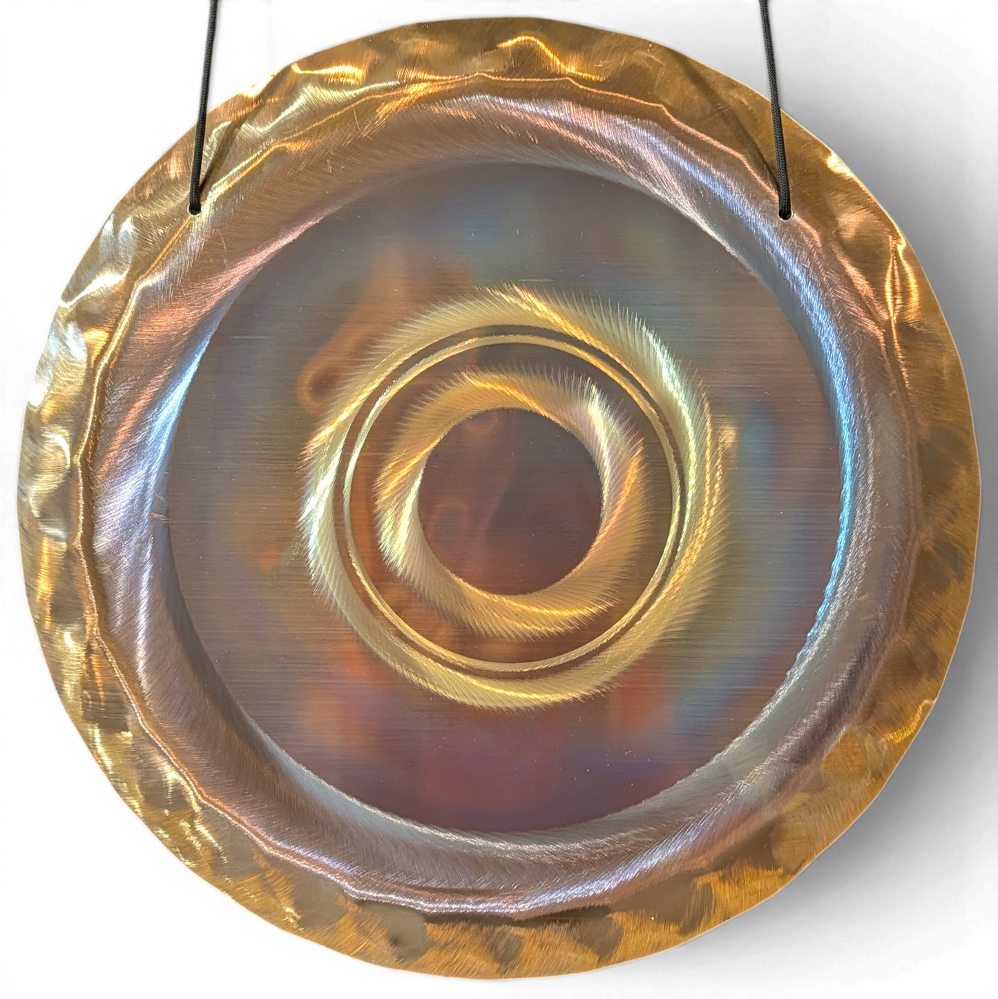 Grotta Sonora 15" Nickel Silver Handheld Gong