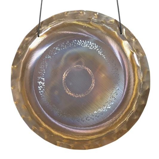 Grotta Sonora 15" Nickel Silver Handheld Gong