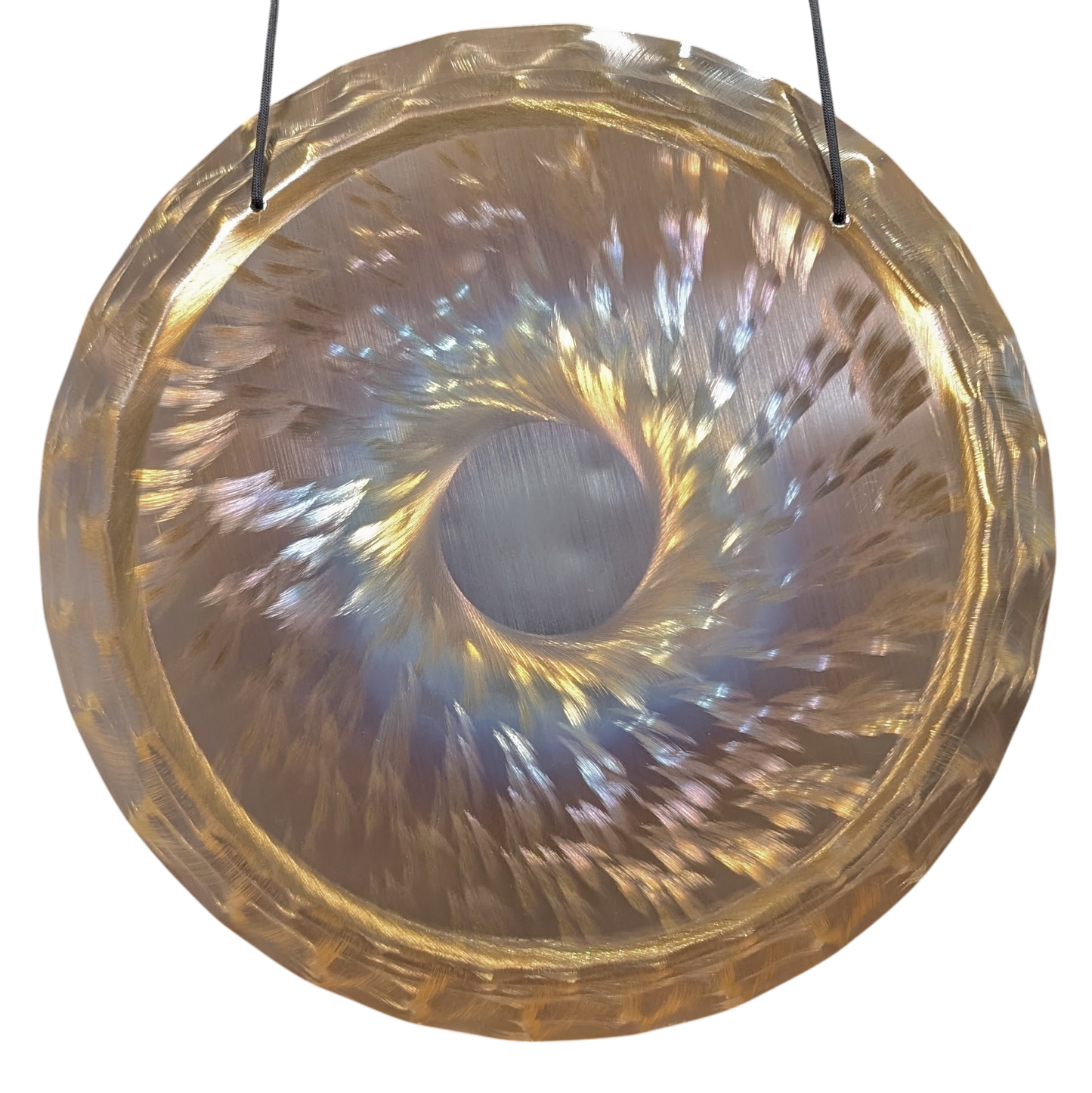 Grotta Sonora 15" Nickel Silver Handheld Gong