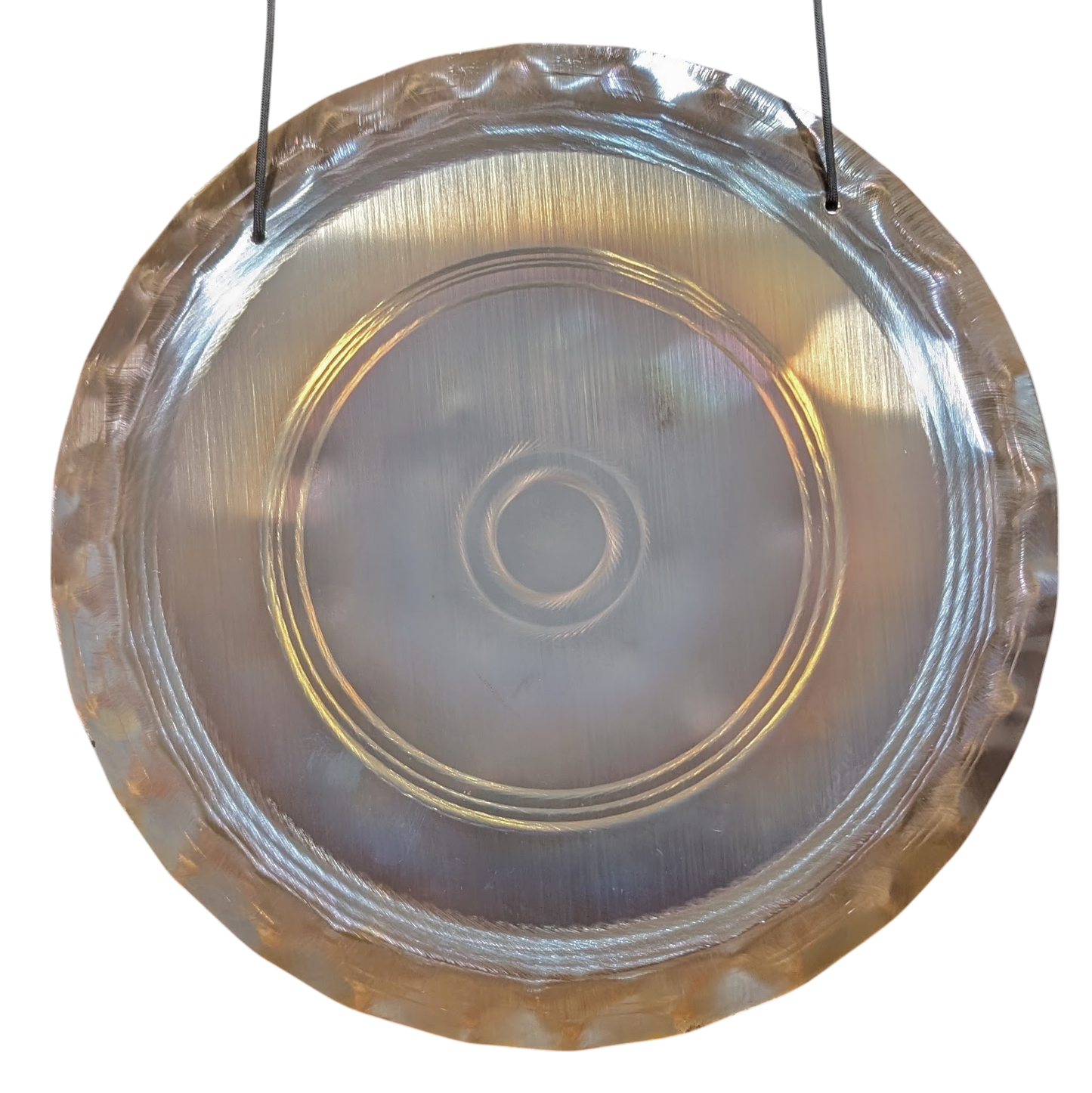 Grotta Sonora 15" Nickel Silver Handheld Gong