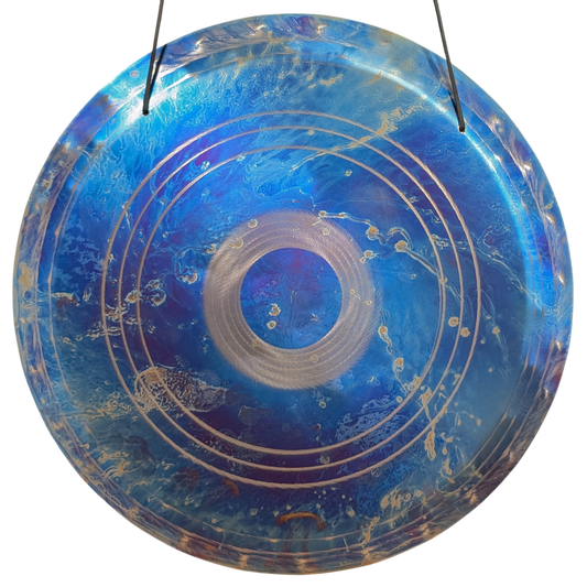 Grotta Sonora 19" Titanium Blue Cosmo Handheld Gong