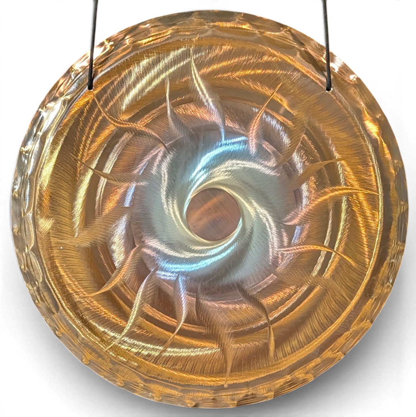 Grotta Sonora 15" Nickel Silver Handheld Gong