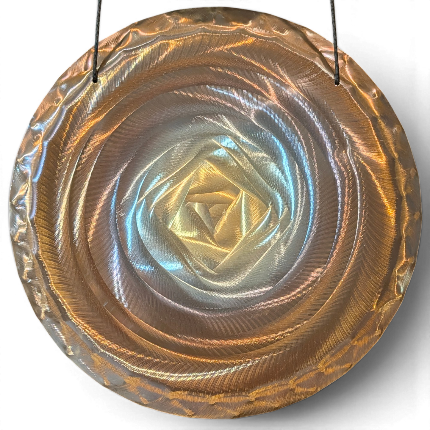 Grotta Sonora 15" Nickel Silver Handheld Gong