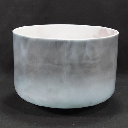 Crystal Tones 9" Kyanite Clear Quartz Crystal Singing Bowl (B-20)