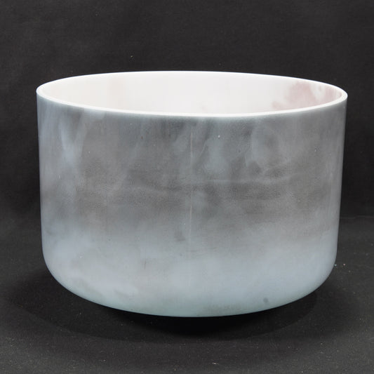 Crystal Tones 9" Kyanite Clear Quartz Crystal Singing Bowl (B-20)