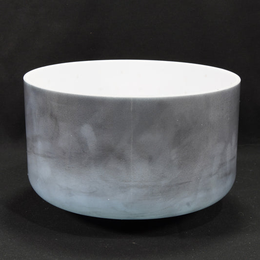 Crystal Tones 9" Kyanite Clear Quartz Crystal Singing Bowl (D#+35)