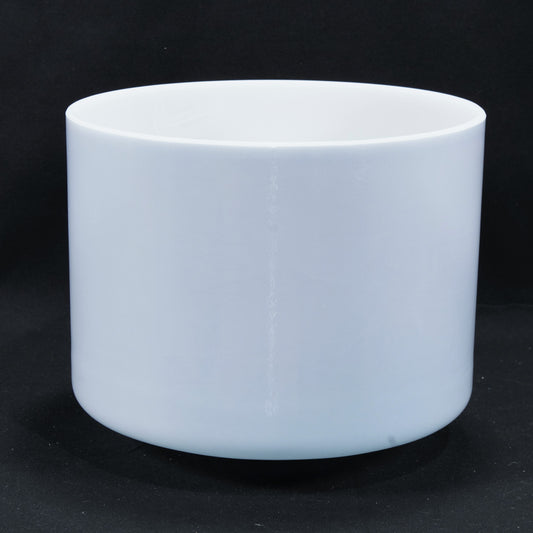 Crystal Tones 8" Ocean Indium Clear Quartz Crystal Singing Bowl (F#+15) - Raven Sounds