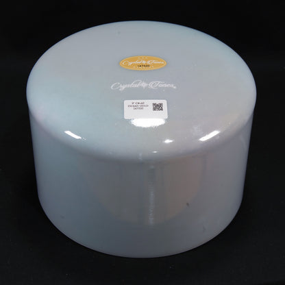 Crystal Tones 9" Ocean Gold Clear Quartz Crystal Singing Bowl (C#+45)