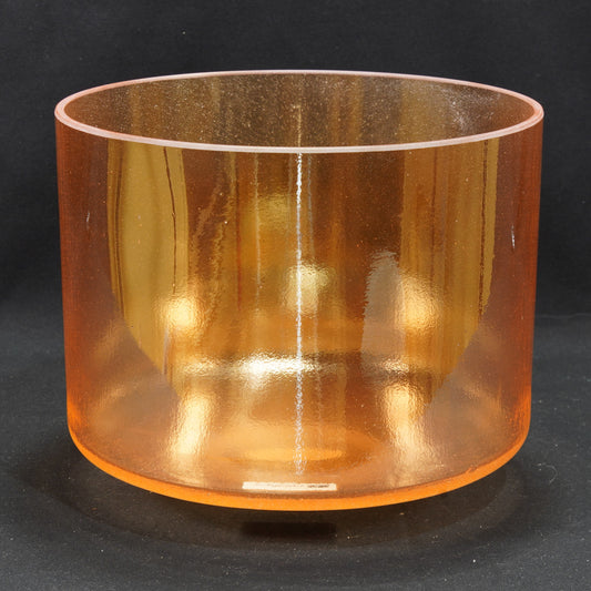 Crystal Tones 8" Grandmother Clear Quartz Crystal Singing Bowl (F+25) - Raven Sounds