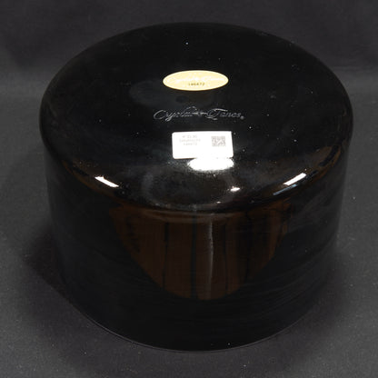 Crystal Tones 9" Shungite Clear Quartz Crystal Singing Bowl (D-20)