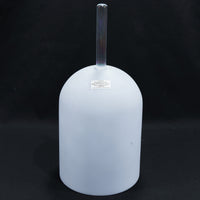 Crystal Tones 7" Egyption Blue - Practitioner (Tall) Clear Quartz Singing Bowl (D+35) - Raven Sounds