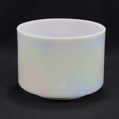 Crystal Tones 7" Mother of Platinum Clear Quartz Crystal Singing Bowl (D-25)