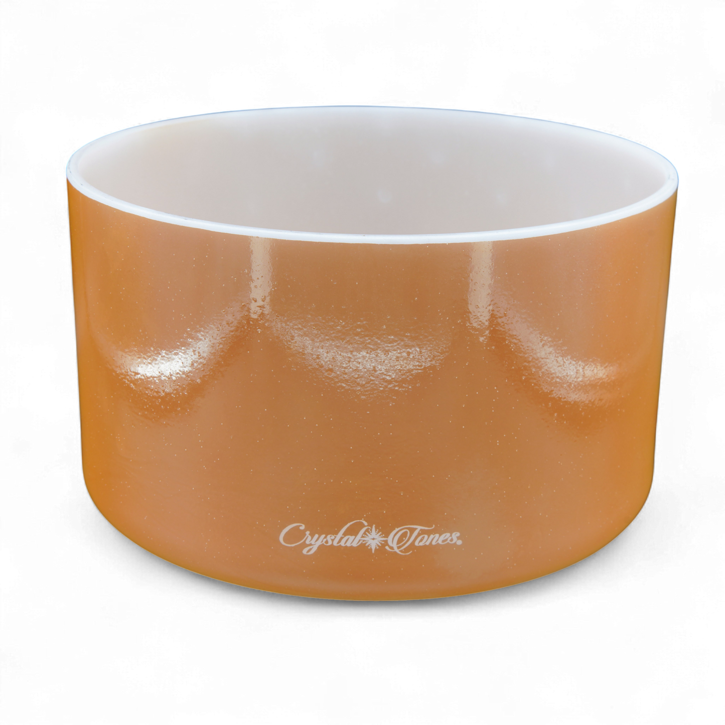 Crystal Tones 9" Laughing Buddha Quartz Crystal Singing Bowl (F4+40)