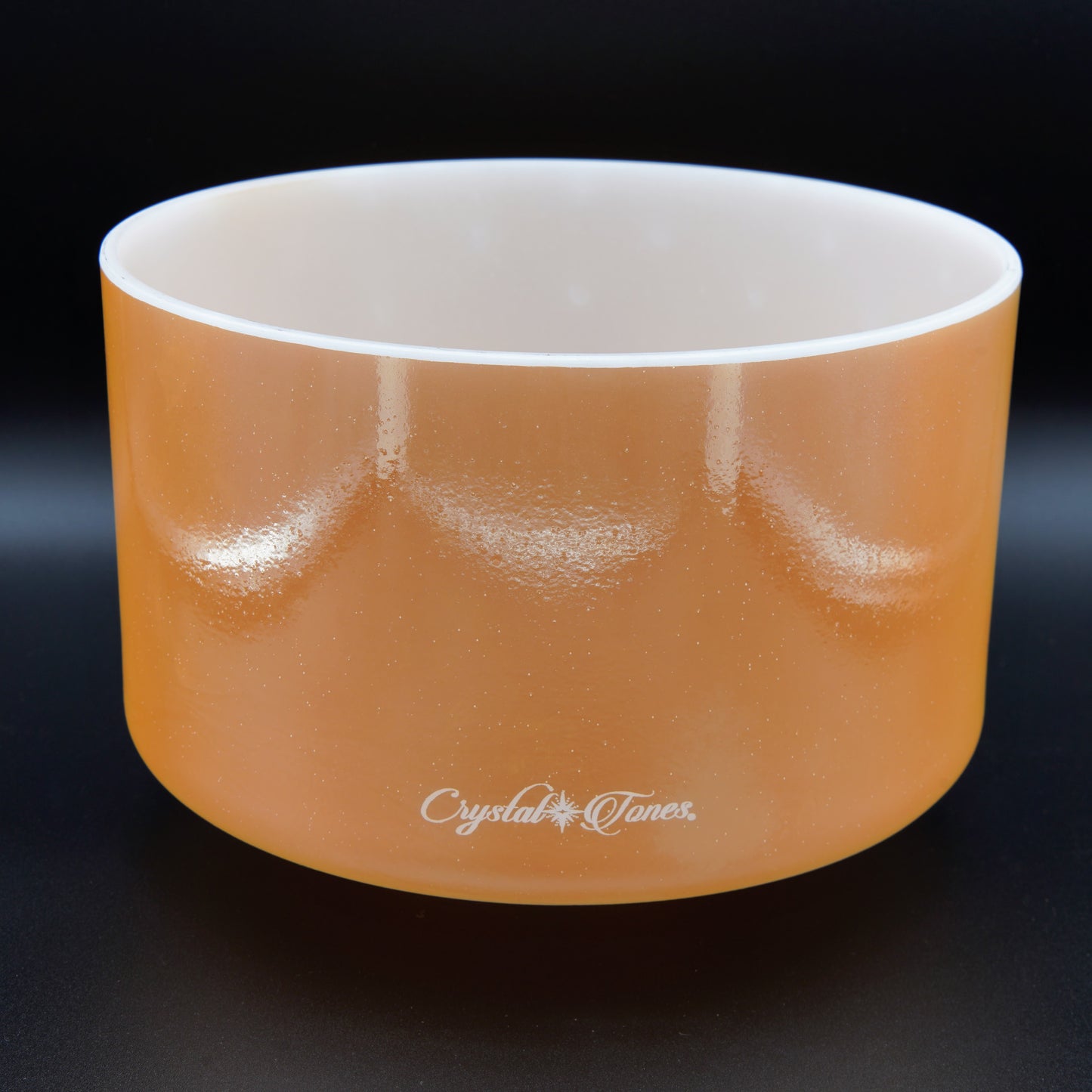 Crystal Tones 9" Laughing Buddha Quartz Crystal Singing Bowl (F4+40)