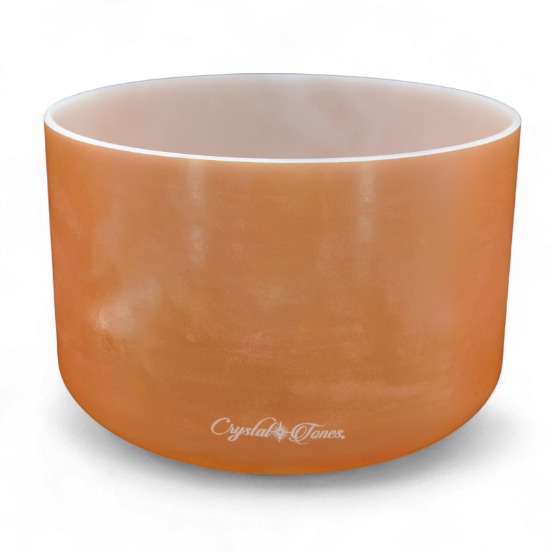 Crystal Tones 10" Laughing Buddha Quartz Crystal Singing Bowl (C4-15)