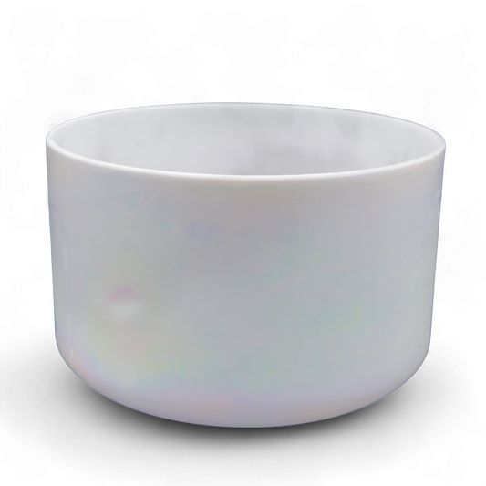 Crystal Tones 9" Mother of Platinum Quartz Crystal Singing Bowl (C4+15)
