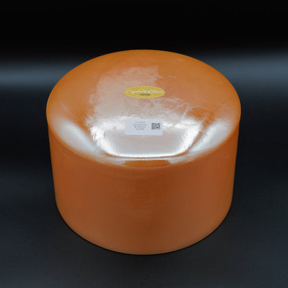Crystal Tones 9" Laughing Buddha Quartz Crystal Singing Bowl (D4+15)
